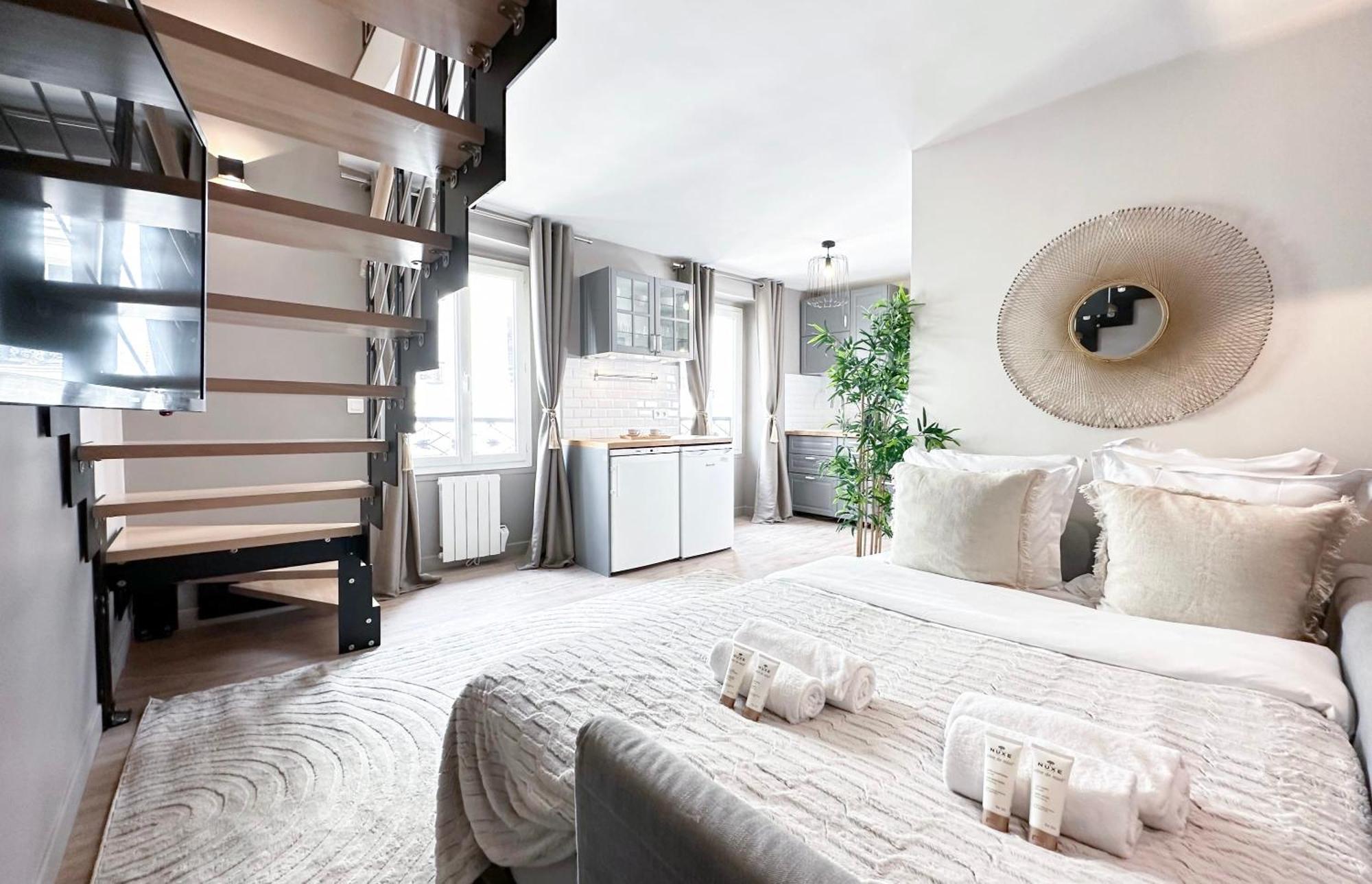 パリStylish & Chic Duplex Near Eiffel Towerアパートメント エクステリア 写真